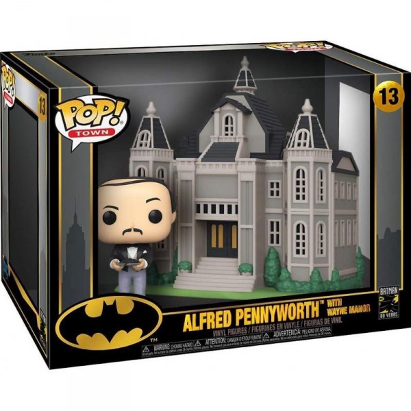 Коллекционная фигурка Funko POP! Vinyl: Town: Batman 80th: Wayne Manor w/Alfred 45524
