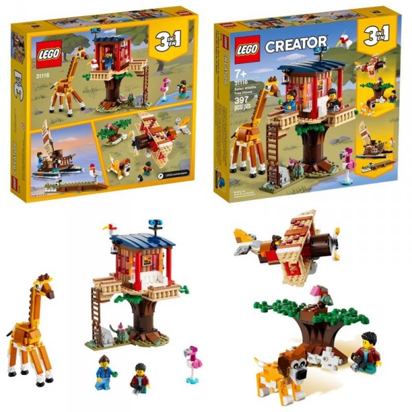 Конструктор LEGO Creator Домик на дереве для сафари 31116