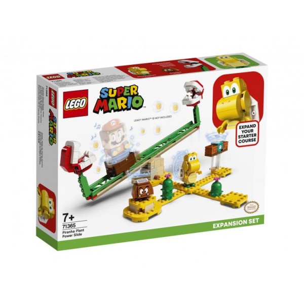 Конструктор LEGO Super Mario Дрифт-заезд с растением-пираньей Дополнительный уровень 71365