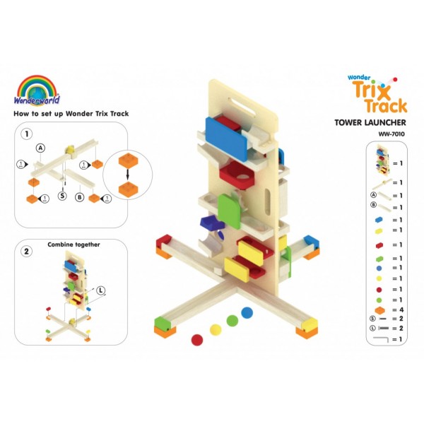 Конструктор Wonderworld Trix Track Башня WW-7010