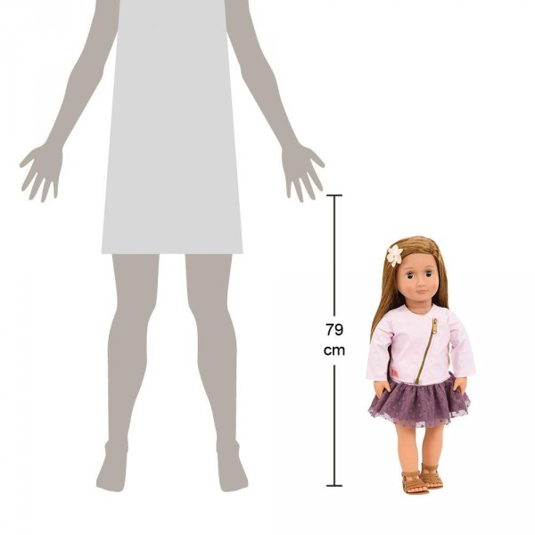 Кукла Our Generation Виена 46 см в розовой кожаной куртке BD31101Z