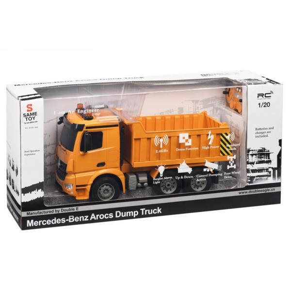 Машинка на радиоуправлении Same Toy Самосвал Mercedes-Benz 1:20 E525-003