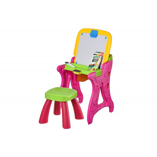 Столик-мольберт Same Toy розовый 8816Ut