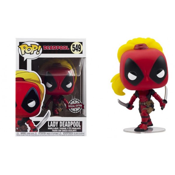 Коллекционная фигурка Funko POP! Bobble: Marvel: Marvel 80th: Lady Deadpool (Exc) 44333