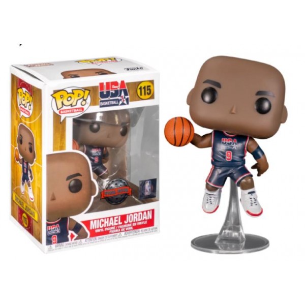 Коллекционная фигурка Funko POP! NBA Legends Michael Jordan (1992 Team USA Navy Uni) (Exc) 58147