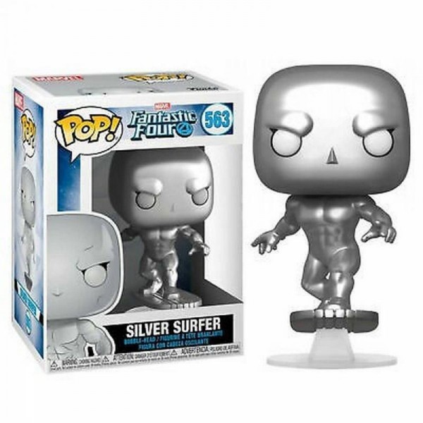 Коллекционная фигуркаFunko POP! Bobble Marvel Fantastic Four Silver Surfer (MT) 44992