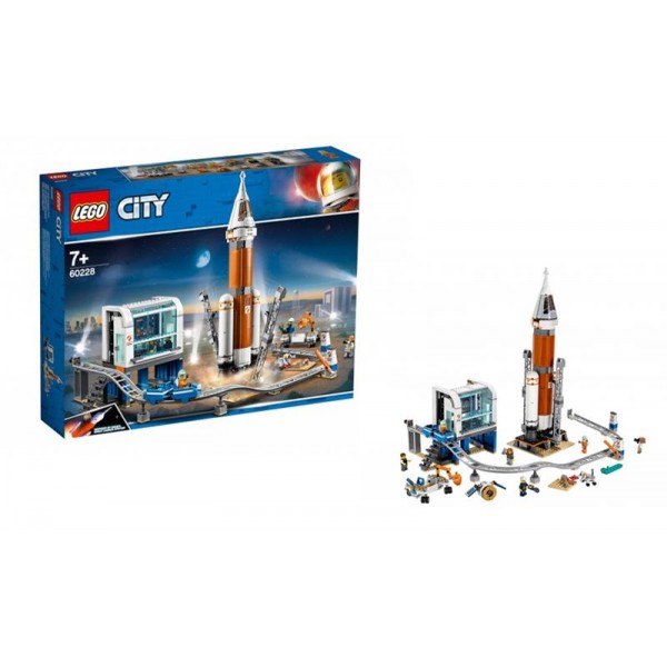 Конструктор LEGO City Ракета и пульт управления запуска в космос 60228
