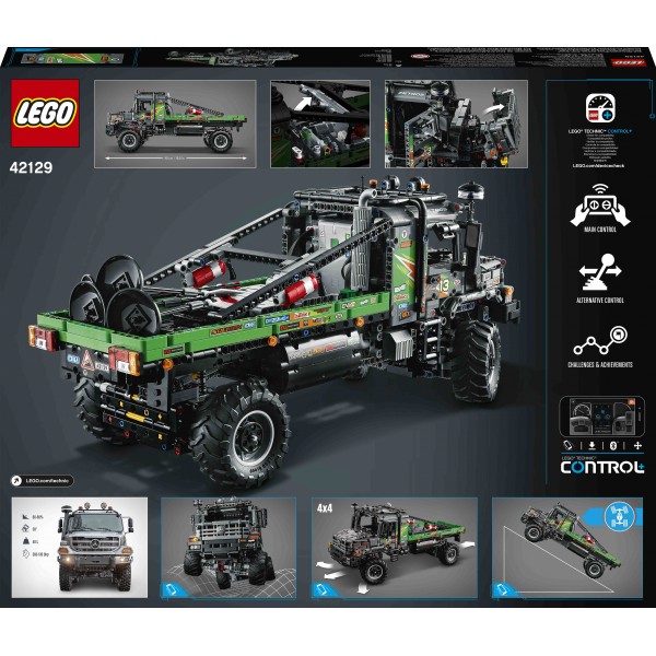 Конструктор LEGO Technic Полноприводный грузовик-внедорожник Mercedes-Benz Zetros 42129