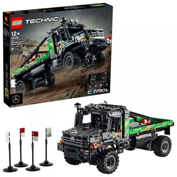 Конструктор LEGO Technic Полноприводный грузовик-внедорожник Mercedes-Benz Zetros 42129