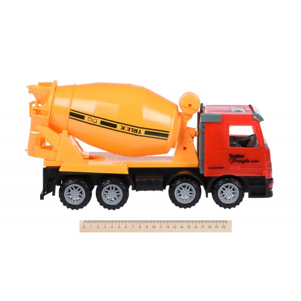 Машинка инерционная Same Toy Super Combination Бетономешалка Красная 98-85Ut-1