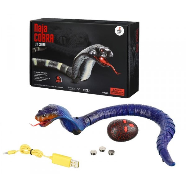 Робот Same Toy Настоящая Кобра на радиоуправлении (Синяя) 8808B-BUT
