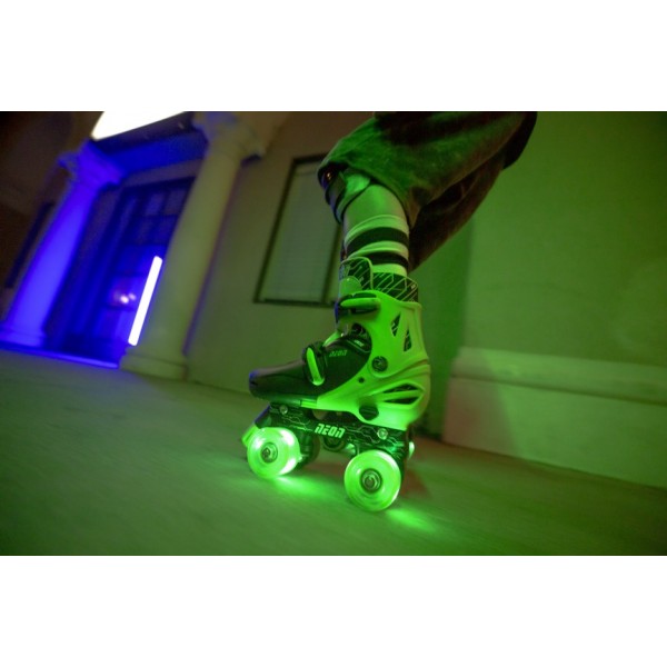 Роликовые коньки Neon Combo Skates Салатовый (Размер 30-33) NT09G4