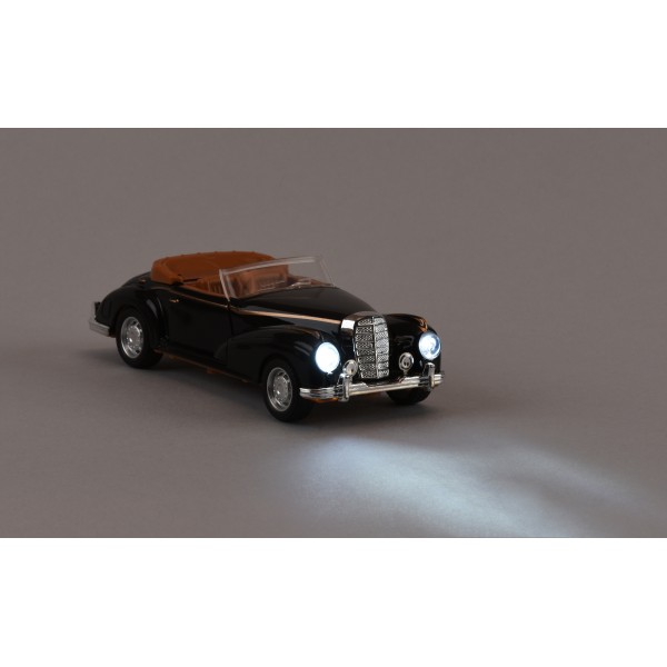 Автомобиль Same Toy Vintage Car со светом и звуком черный открытый кабриолет 601-3Ut-4
