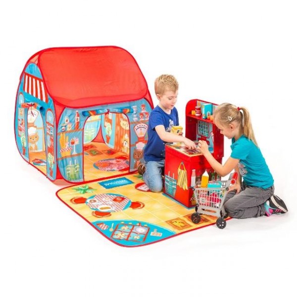 Игровая палатка Pop-it-Up Ресторан-Магазин с игровым ковриком F2TO15102&10;