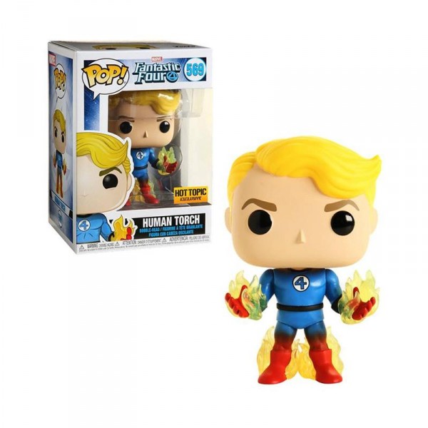 Коллекционная фигурка Funko POP! Bobble: Marvel: F4: Human Torch 45007