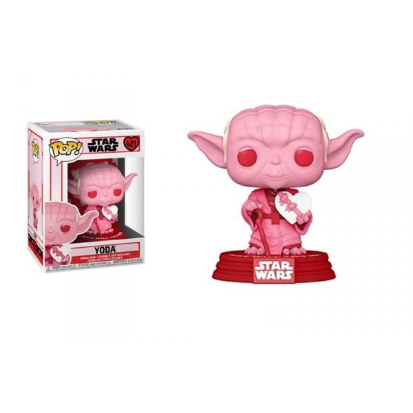 Коллекционная фигурка FunkoPOP! Bobble: Star Wars: Valentines: Yoda w/Heart 52870