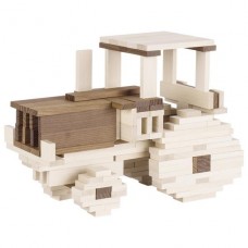 Конструктор деревянный goki Строительные блоки (натуральны