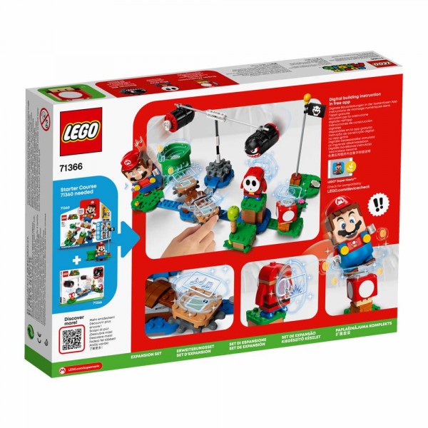 Конструктор LEGO Super Mario Обстрел Билла Бумера Дополнительный уровень 71366