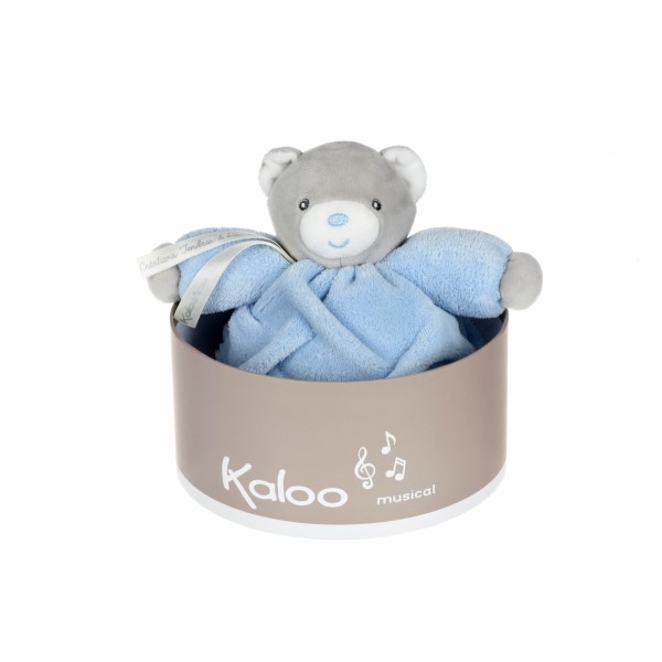 Мягкая музыкальная игрушка Kaloo Plume Мишка голубой 18 см в коробке K962313