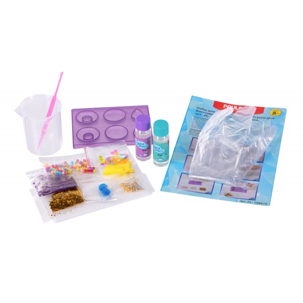 Набор для творчества Paulinda Crystal glue DIY "Сережки 6 в 1" PL-199610