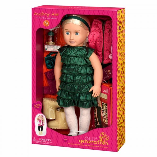 Набор Our Generation Deluxe Кукла Одри-Энн с книгой BD31013ATZ