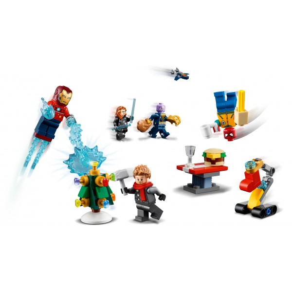Новогодний календарь LEGO Marvel 76196