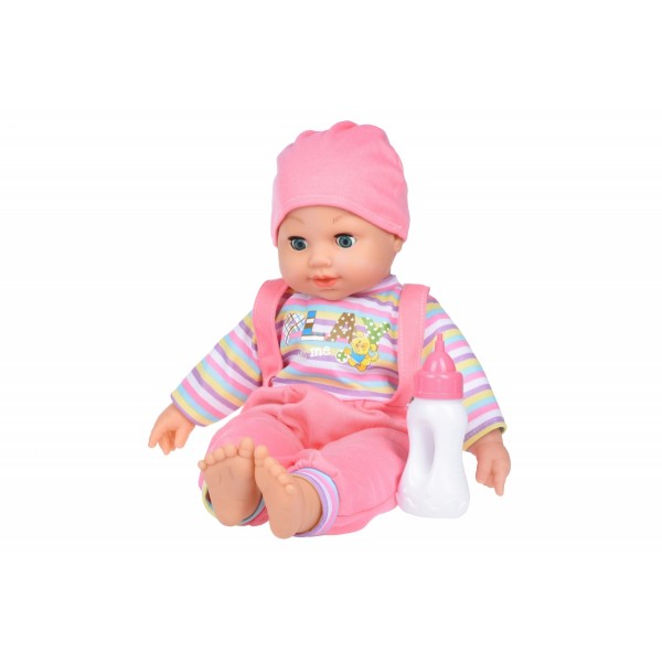 Пупс Same Toy в полосатом со звуком 45 см 8023C4Ut