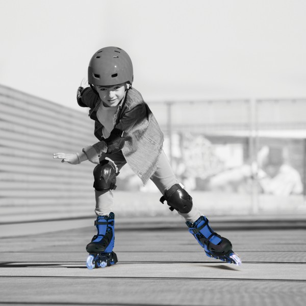 Роликовые коньки Neon Combo Skates Синий (Размер 34-38) NT10B4