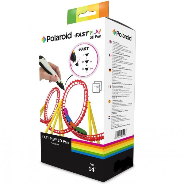 Ручка 3D Polaroid FAST PLAY, PLA Filament 3x15g