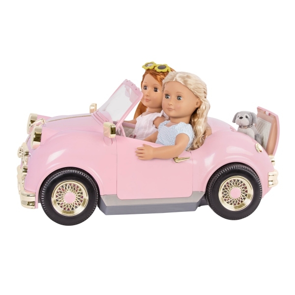 Транспорт для кукол Our Generation Ретро автомобиль с открытым вверхом BD67051Z