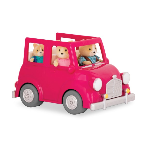 Транспорт Lil Woodzeez Розовая машина с чемоданом WZ6547Z