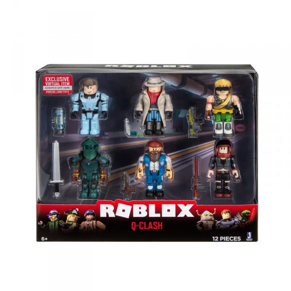 Игровая коллекционная фигурка Jazwares Roblox Multipack Q-Clash W7 ROB0307