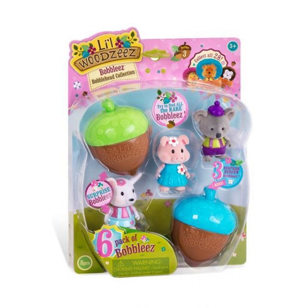 Игрушка Lil Woodzeez Bobblehead 6 ед Серия 3 63200Z