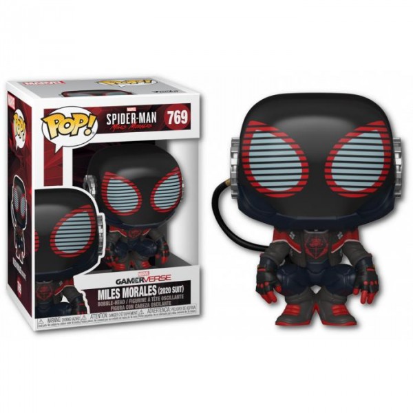 Коллекционная фигурка Funko POP! Bobble Marvel Games Miles Morales Miles 2020 Suit 50154