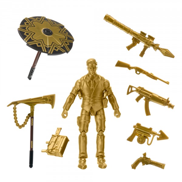 Коллекционная фигурка Jazwares Fortnite Hot Drop Midas-Gold S2
