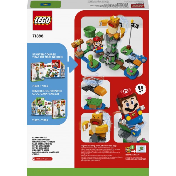 Конструктор LEGO Super Mario Падающая башня босса братца-сумо. Дополнительный набор 71388