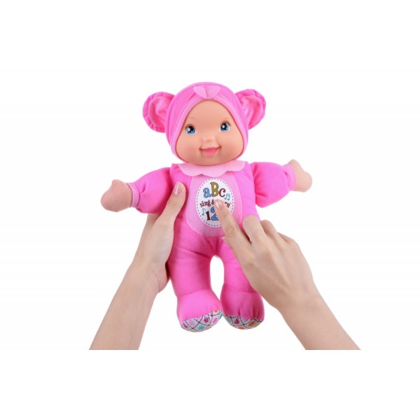 Кукла Baby’s First Sing and Learn Пой и Учись (розовый медвежонок) 21180-3