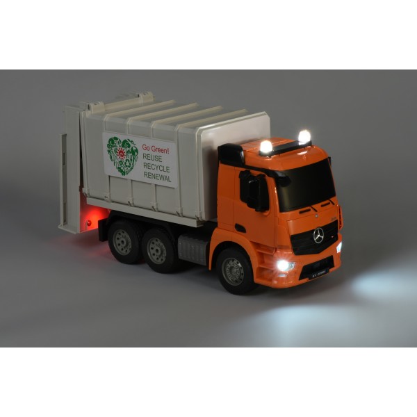 Машинка на радиоуправлении Same Toy Мусоровоз Mercedes-Benz 1:20 E560-003