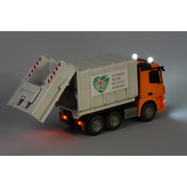 Машинка на радиоуправлении Same Toy Мусоровоз Mercedes-Benz 1:20 E560-003