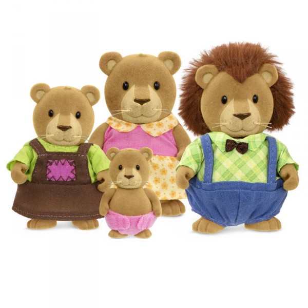 Набор фигурок Lil Woodzeez Семья Львов WZ6581Z