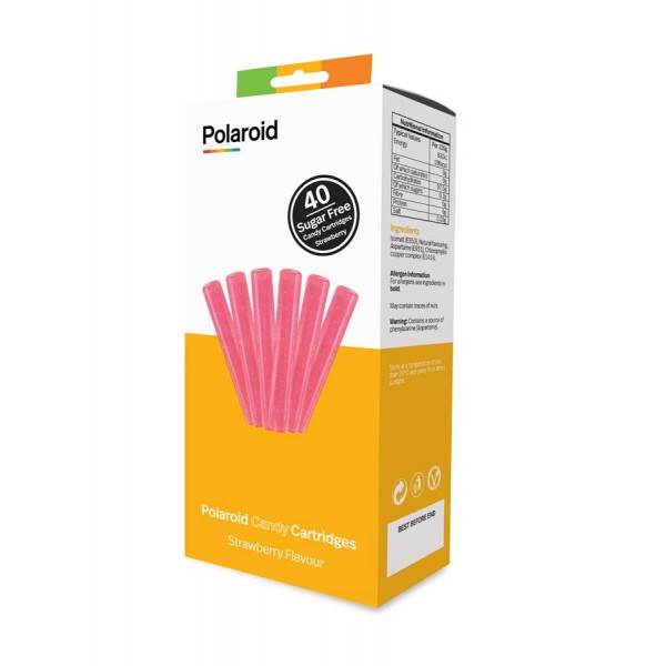 Набор картриджей для 3D ручки Polaroid Candy pen, клубника, розовый