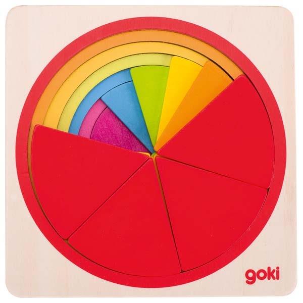 Пазл-вкладыш goki Круг 57737G