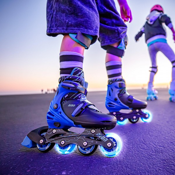 Роликовые коньки Neon Combo Skates Синій (Размер 30-33) NT09B4