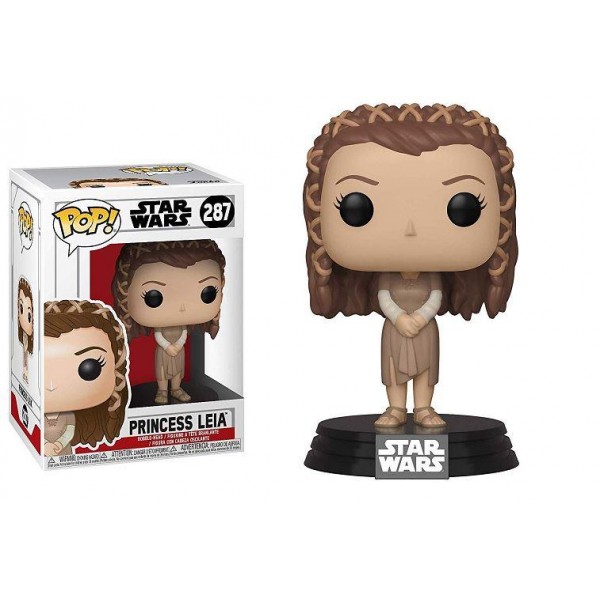 Коллекционная фигурка Funko POP! Bobble: Star Wars: Ewok Village Leia 37526