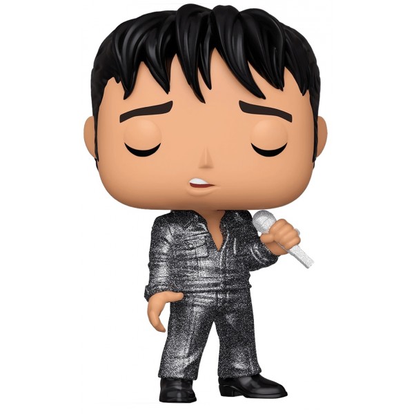 Коллекционная фигурка Funko POP! Rocks Elvis Presley Elvis '68 Comeback Special (DGLT) 36650