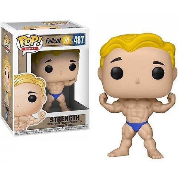 Коллекционная фигурка Funko POP! Vinyl: Games: Fallout 76: Vault Boy: Strength 39041