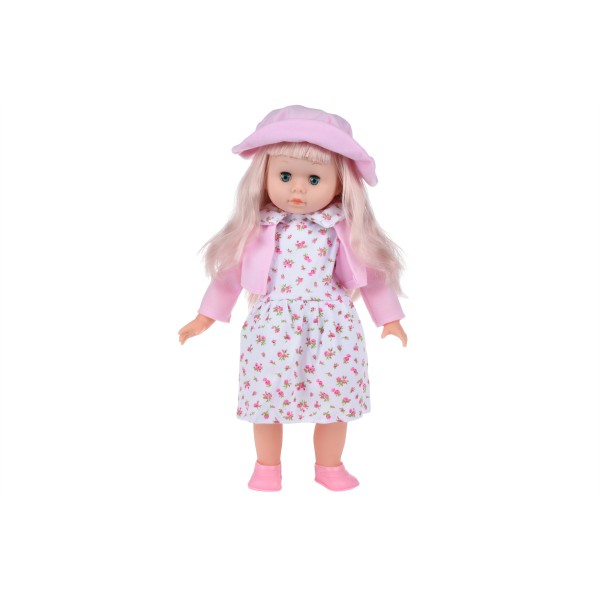 Кукла Same Toy в шляпке (розовый) 45 см 8010CUt-1