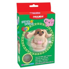 Масса для лепки Paulinda Super Dough Circle Baby Собака заводной механизм, коричневая PL-081177-6