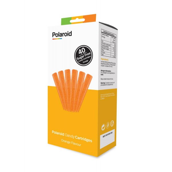Набор картриджей для 3D ручки Polaroid Candy pen, апельсин, оранжевый