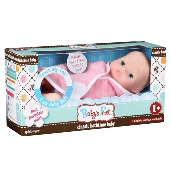 Пупс Baby’s First Classic Bathtime Softina Нежный Пупсик 51150